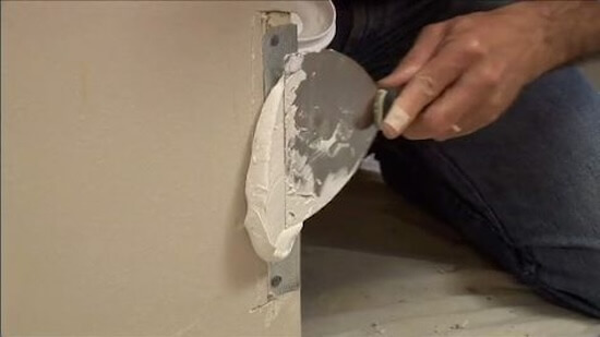 fixing damaged drywall corners