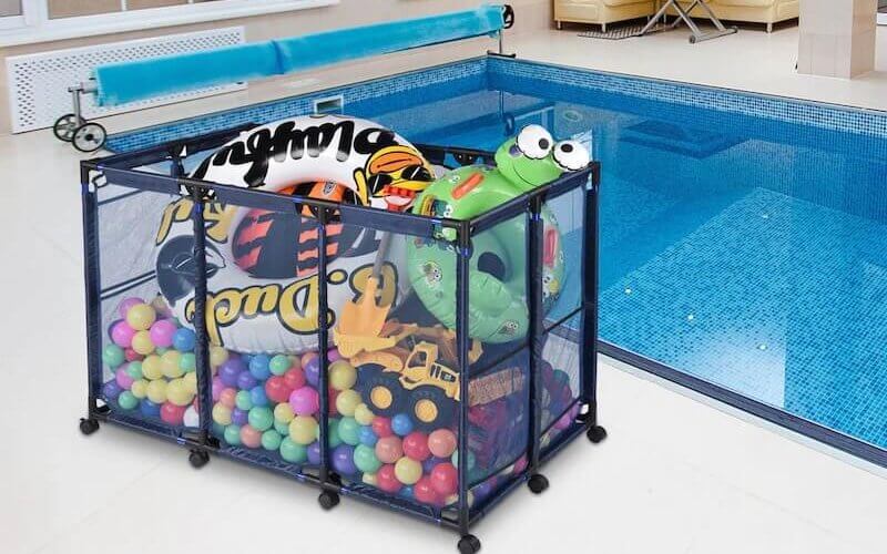 Image of a Pool Storage Bin for Pool Toys