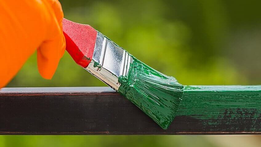 painting metal railing